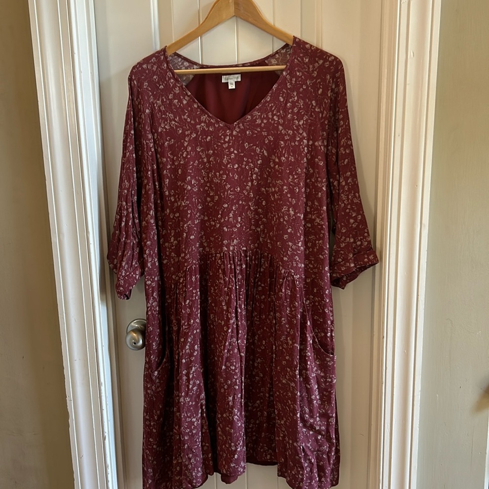 Garnet Hill floral dress